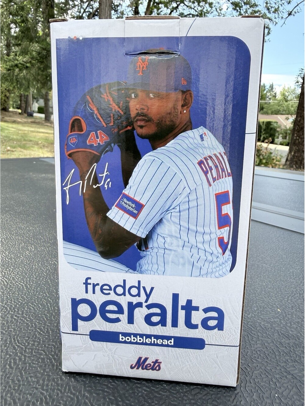 NEW Freddy Peralta Bobble Head Mets Citi Field 7/25/2026